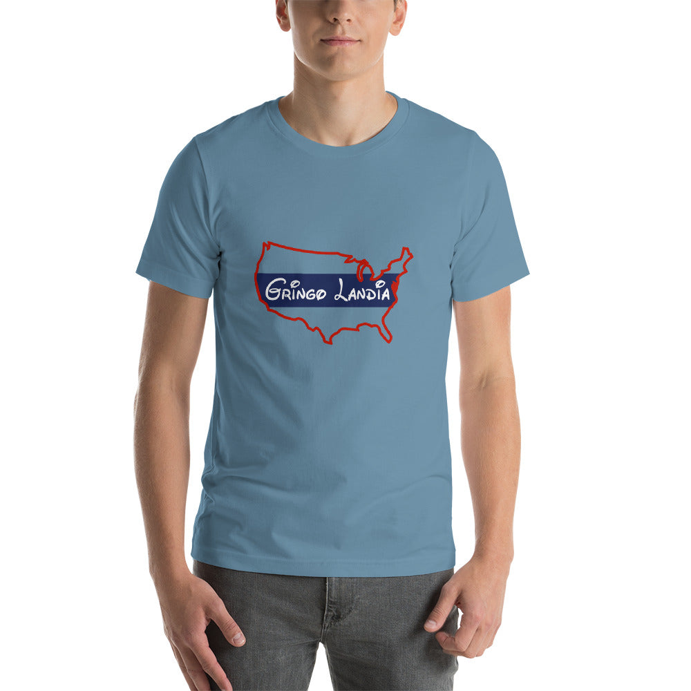 Gringolandia Map Short-Sleeve Unisex T-Shirt