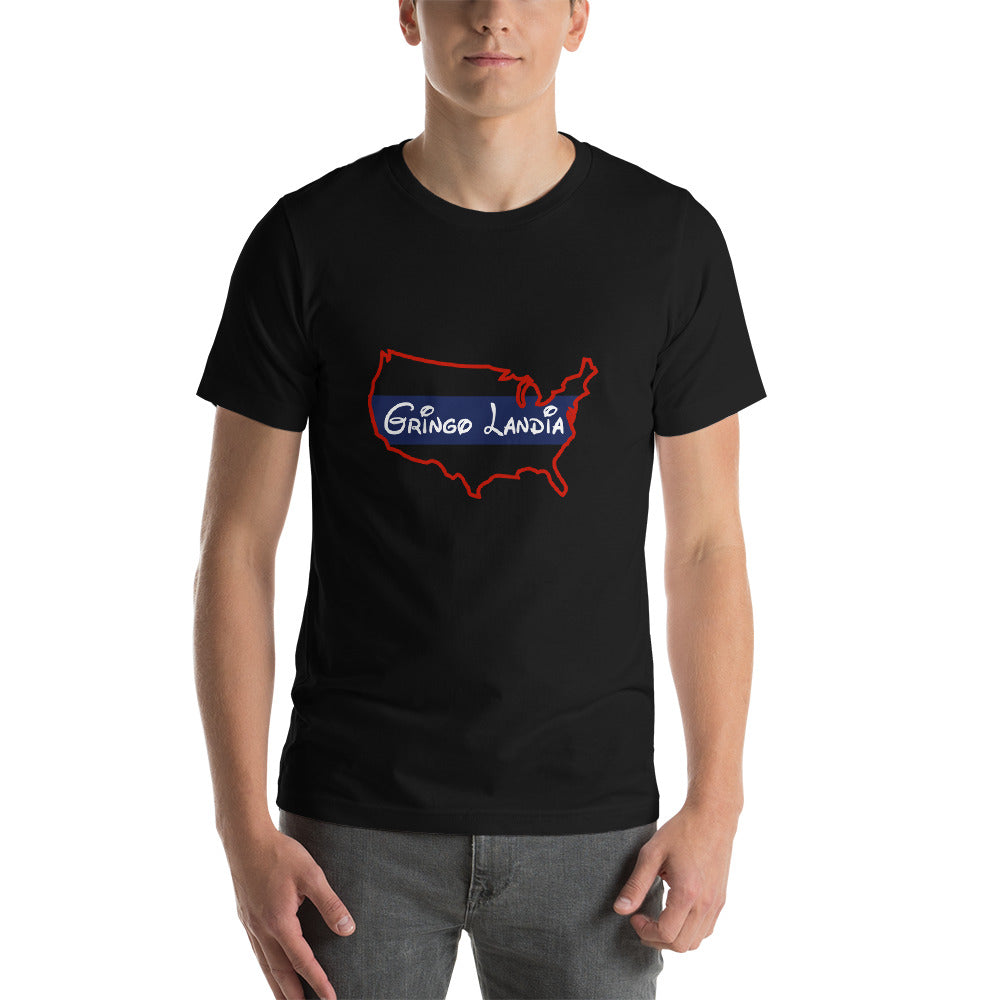 Gringolandia Map Short-Sleeve Unisex T-Shirt