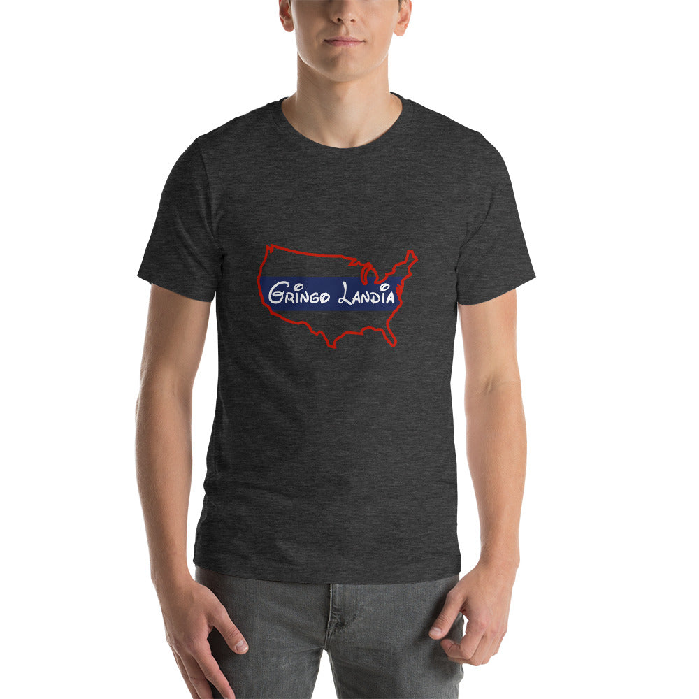 Gringolandia Map Short-Sleeve Unisex T-Shirt