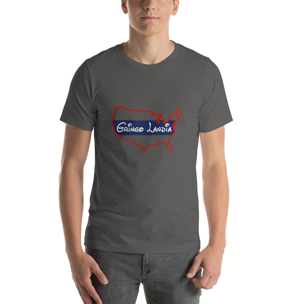 Gringolandia Map Short-Sleeve Unisex T-Shirt