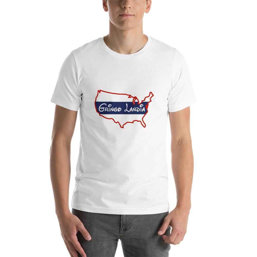 Gringolandia Map Short-Sleeve Unisex T-Shirt