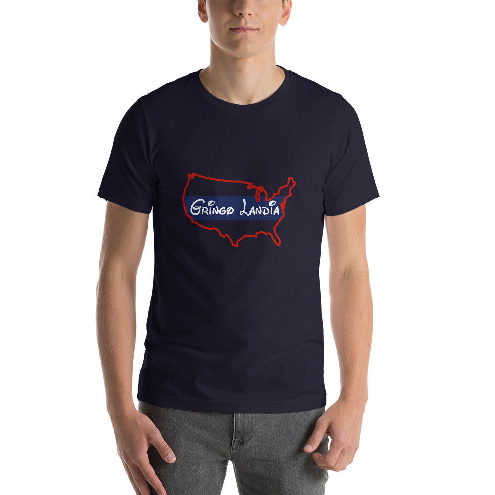 Gringolandia Map Short-Sleeve Unisex T-Shirt