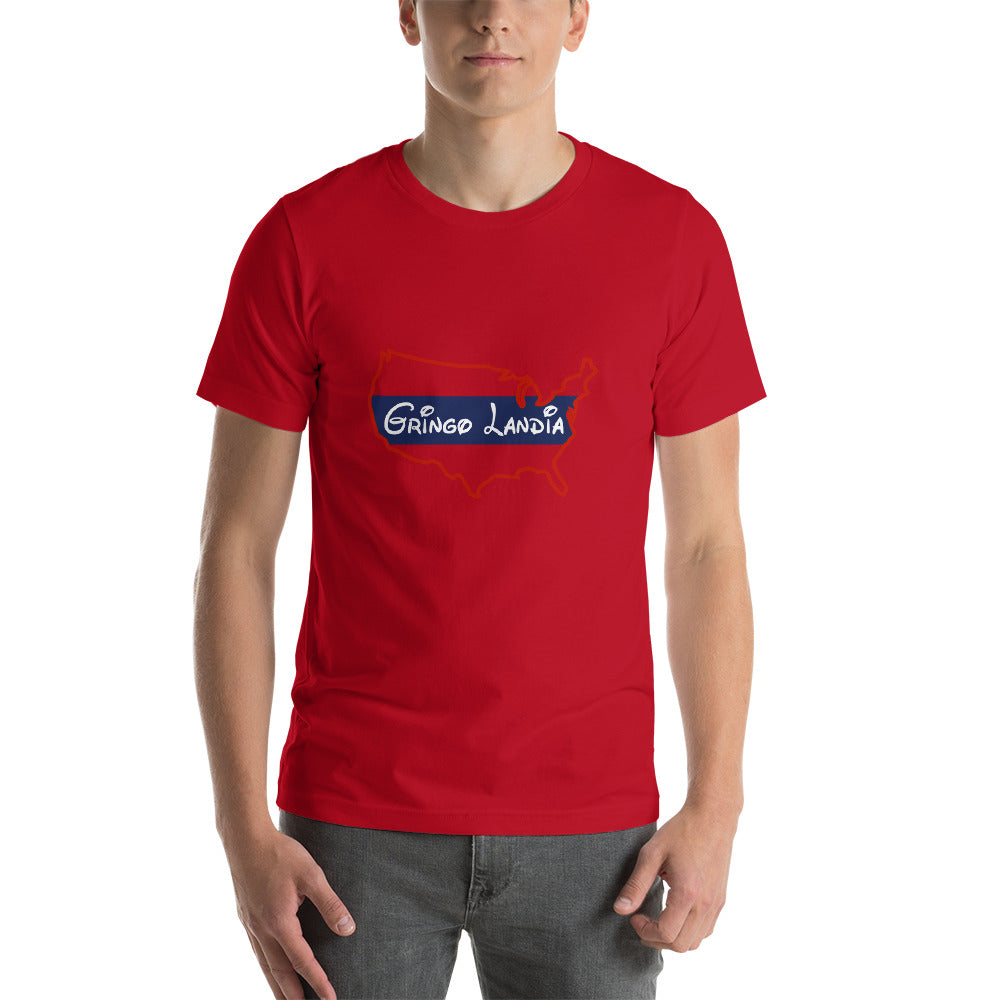 Gringolandia Map Short-Sleeve Unisex T-Shirt