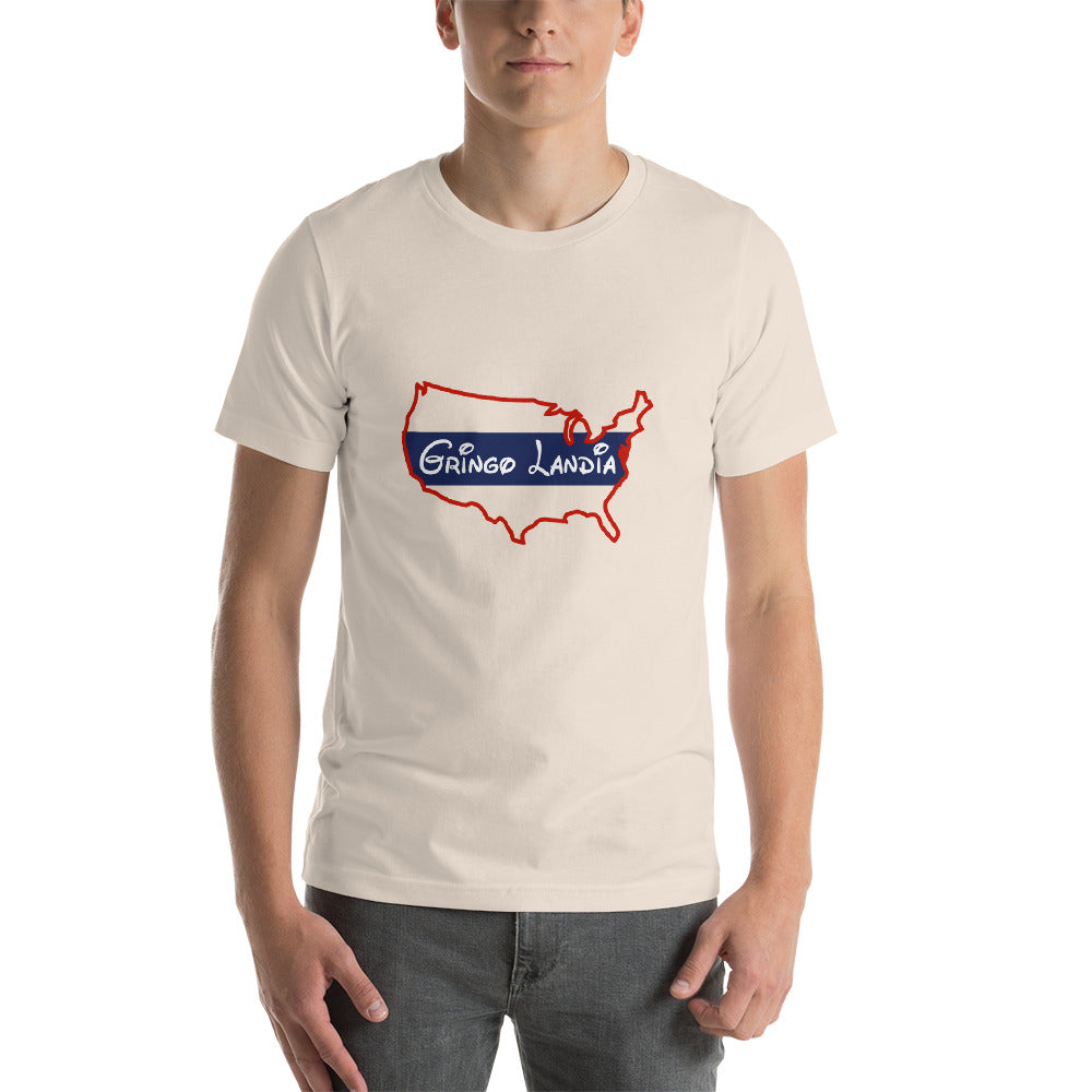 Gringolandia Map Short-Sleeve Unisex T-Shirt
