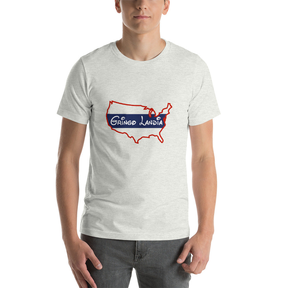 Gringolandia Map Short-Sleeve Unisex T-Shirt
