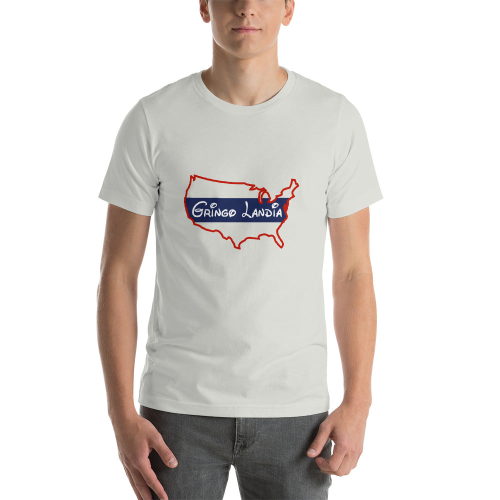 Gringolandia Map Short-Sleeve Unisex T-Shirt