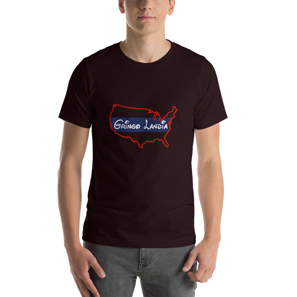 Gringolandia Map Short-Sleeve Unisex T-Shirt